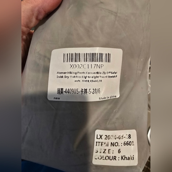 Womens Convertible Hiking Pant/short with Belt. Nwt Size 6 - Picture 9 of 9